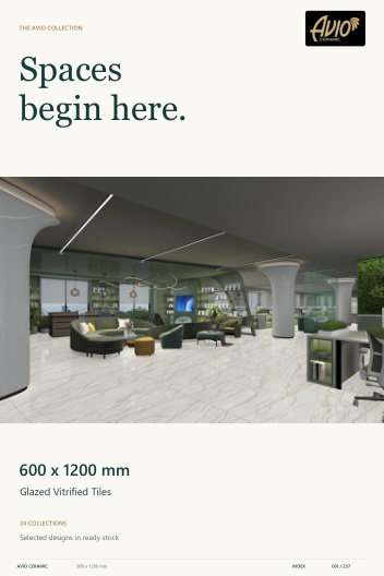 Glazed vitrified tiles catalogue cover