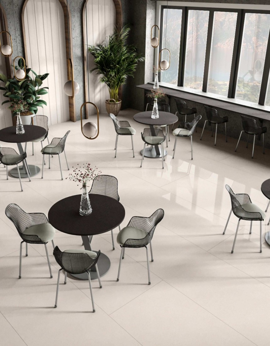 Full body tiles & slabs collection room setting